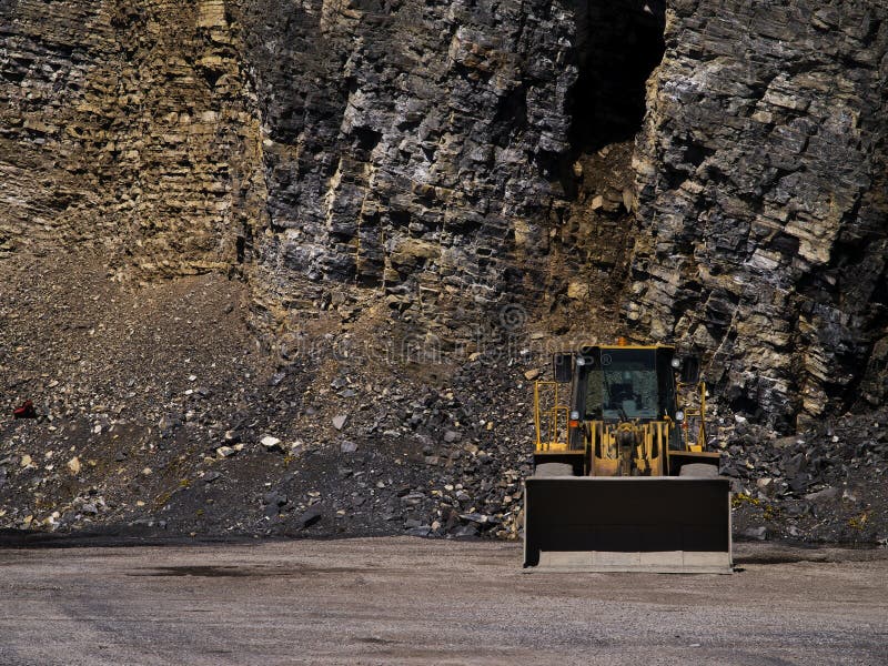 Machinery in a mine