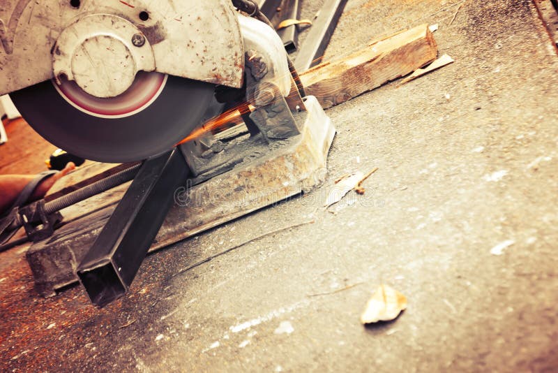 Machines for metal cutting stock images