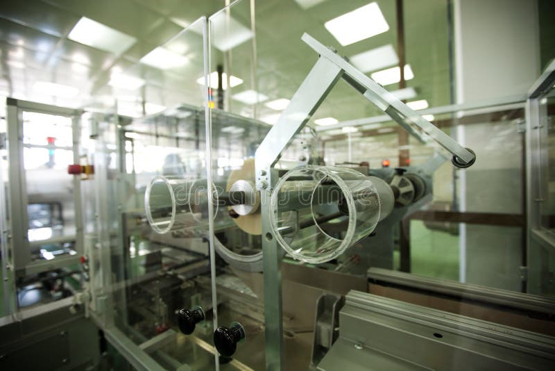 Machines in a pharmaceutical industry
