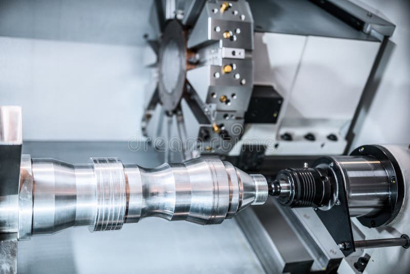Machining części na tokarce obraz royalty free Machining części na tokarce obraz royalty free
