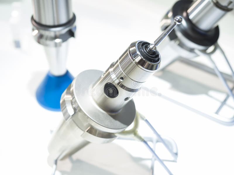 Machining Work Parts Zero Setting Stock Photo Image of micron
