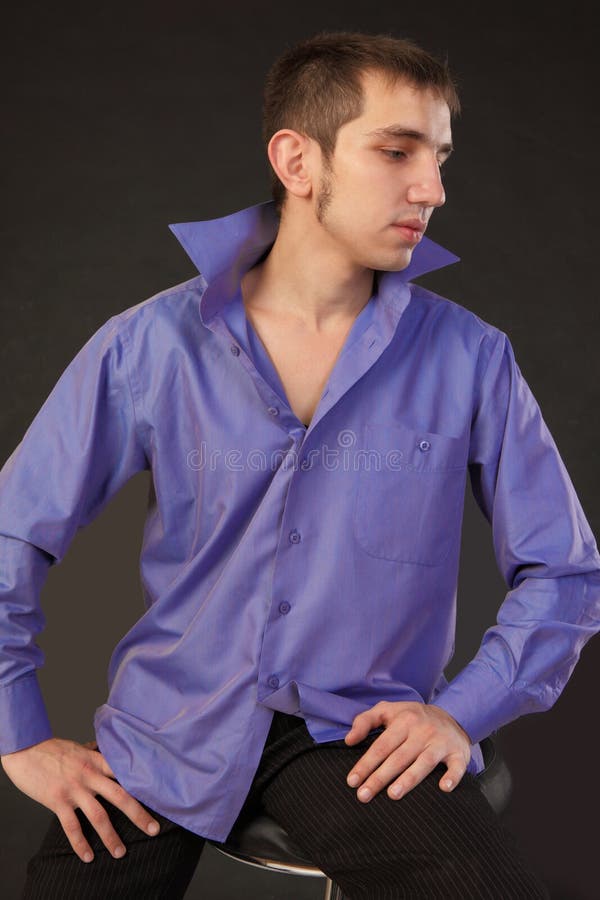Macho Mężczyzna moda Strzał zdjęcie stock Macho Mężczyzna moda Strzał zdjęcie stock