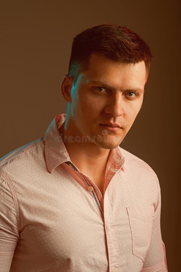 Macho Wear Fashionable Shirt. Man with Serious Young Face. Handsome Guy with Stylish Hair Stock Photo - Image of macho, emotions: 123975022 Macho Wear Fashionable Shirt. Man with Serious Young Face. Handsome Guy with Stylish Hair Stock Photo - Image of macho, emotions: 123975022