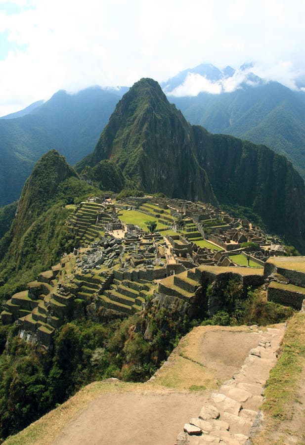 Machu picchu stock image