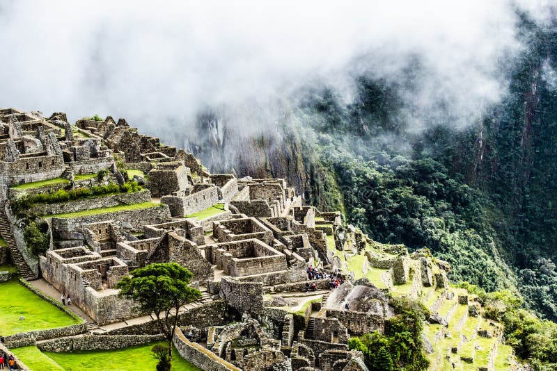 Machu Picchu, a cidade antiga nos Andes, Peru do Inca fotos de stock Machu Picchu, a cidade antiga nos Andes, Peru do Inca fotos de stock