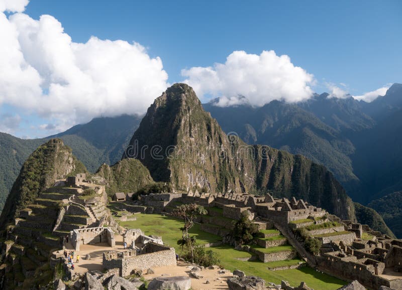 Machu Picchu, den forntida Incastaden i Anderna, Cusco arkivfoton Machu Picchu, den forntida Incastaden i Anderna, Cusco arkivfoton