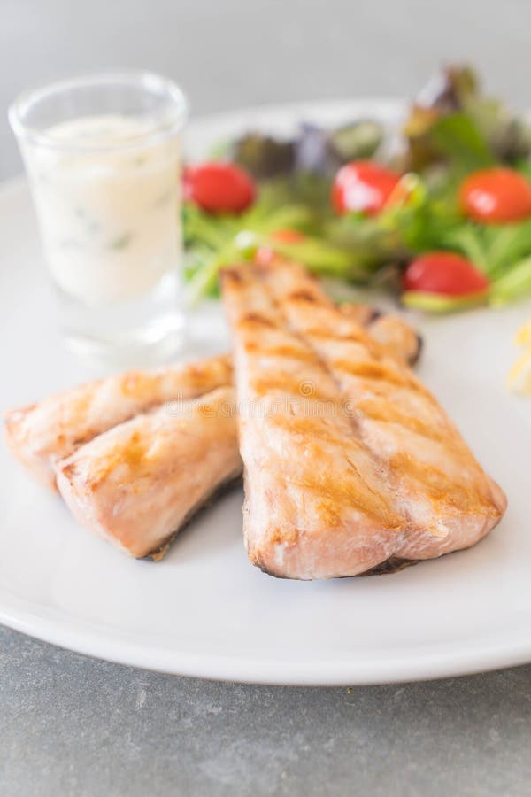 Mackerel fish steak stock image. Image of delicious, fried 92851841