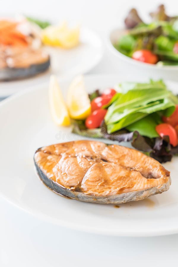 Mackerel fish steak stock image. Image of fish, dish 93678021