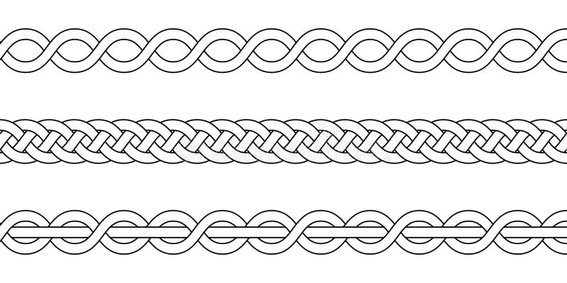 Rope Braid Line Drawing Stock Illustrations – 89 Rope Braid Line