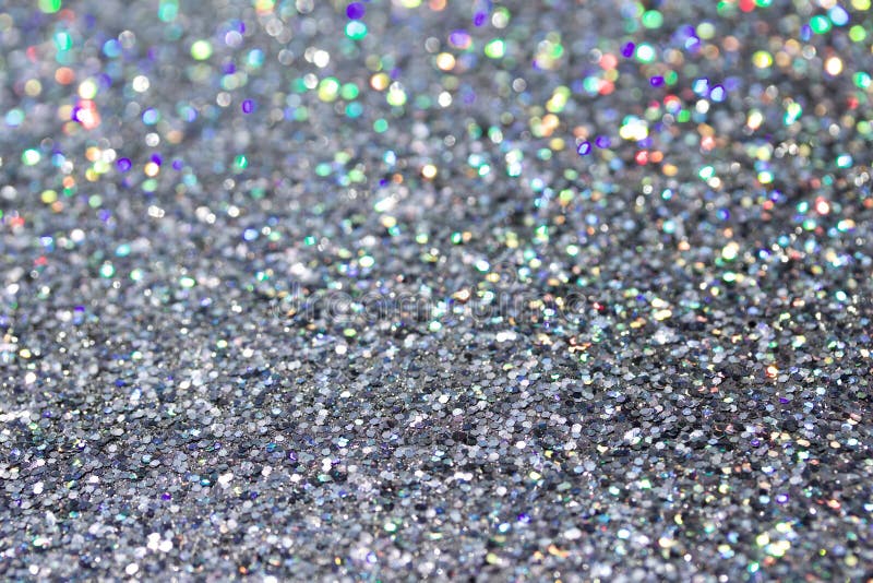 Macro abstract art background of bright silver glitter texture stock images Macro abstract art background of bright silver glitter texture stock images