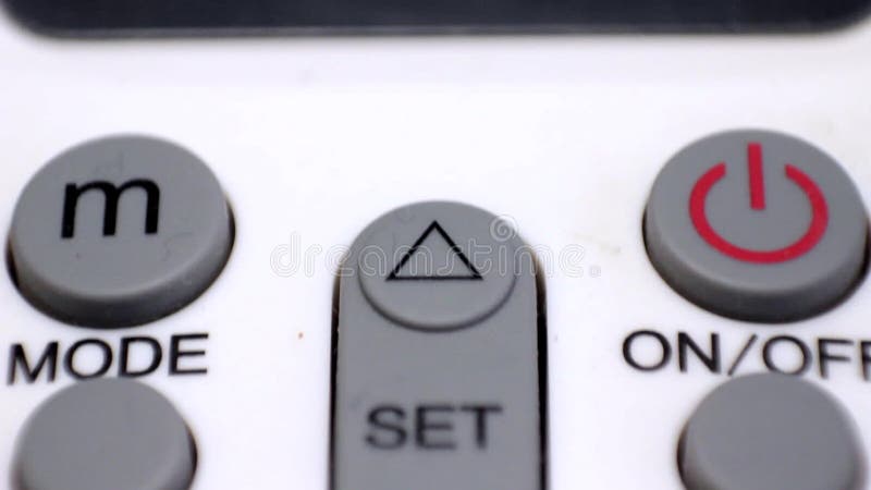 Macro of an air conditioner remote control