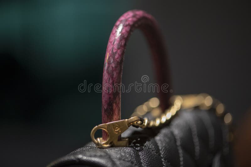 Authentic Black Chanel Bag Sitting on Table Editorial Image - Image of  quilted, chanel: 157125400