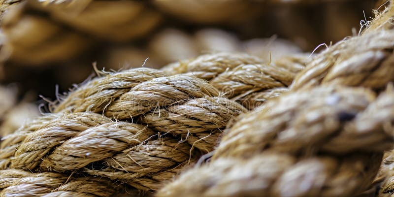 Macro close up of rope texture background stock illustration