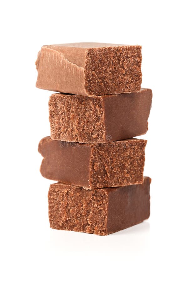 Macro shot of homemade chocolate bars in a pile. Macro shot of homemade chocolate bars in a pile