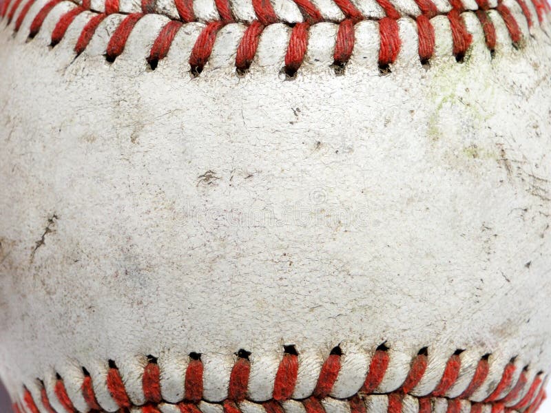 Macro del béisbol imágenes de archivo libres de regalías Macro del béisbol imágenes de archivo libres de regalías