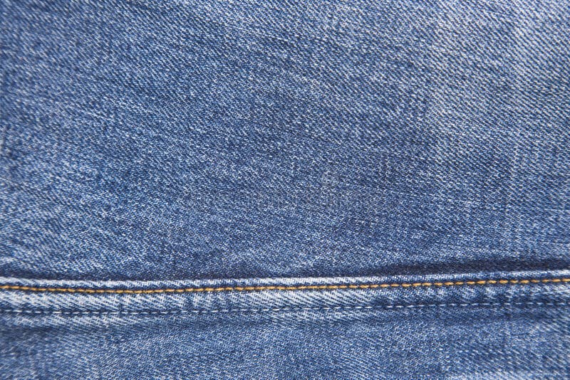 Blue Jeans Close Up of Stitching Stock Image - Image of line, clean ...