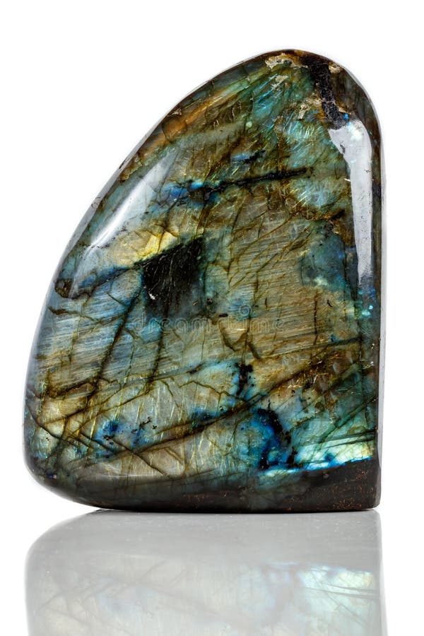 Labradorite gem stock photo. Image of isolated, medicine - 7687484