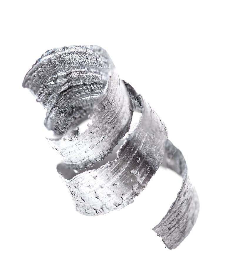 Macro of metal shaving stock photo. Image of background 29545812