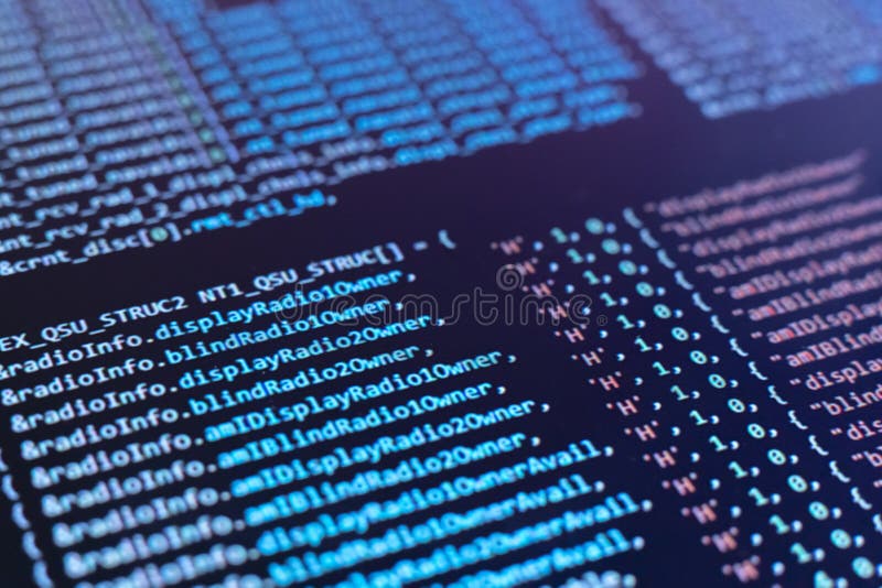 A Macro Monitor Screen with Program Code on it, Making the New Php ...