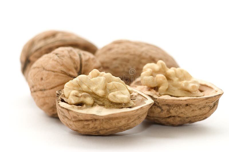 Macro of nutmeat and nuts