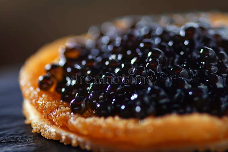 Macro Shot of Caviar Delight vector illustration