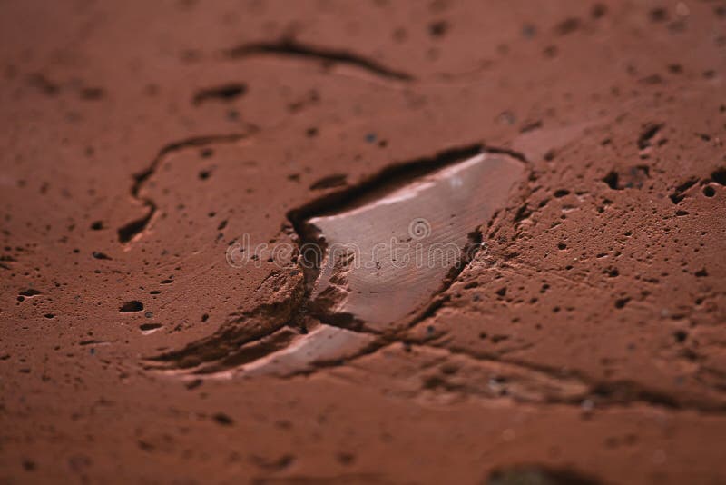 Macro shot of old red brick cut stock image Macro shot of old red brick cut stock image