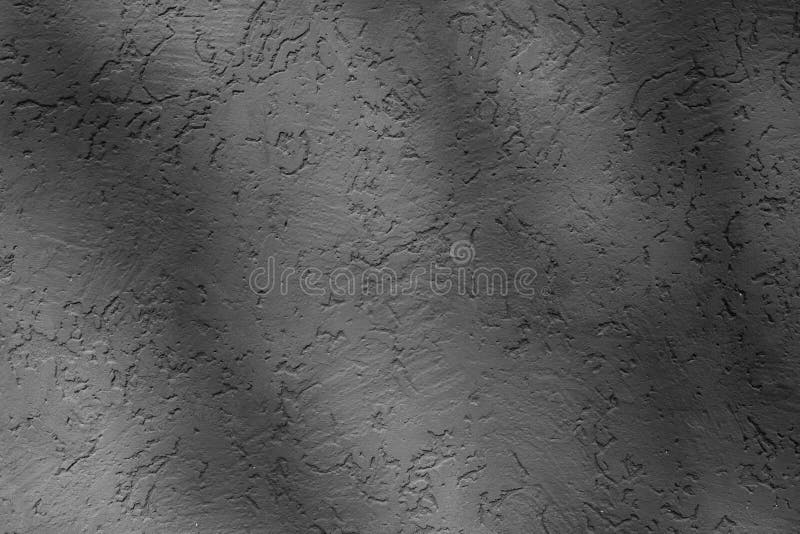 Macro Texture of a Black Wall with Abstract Patterns and Roughness. Black Background Wall with