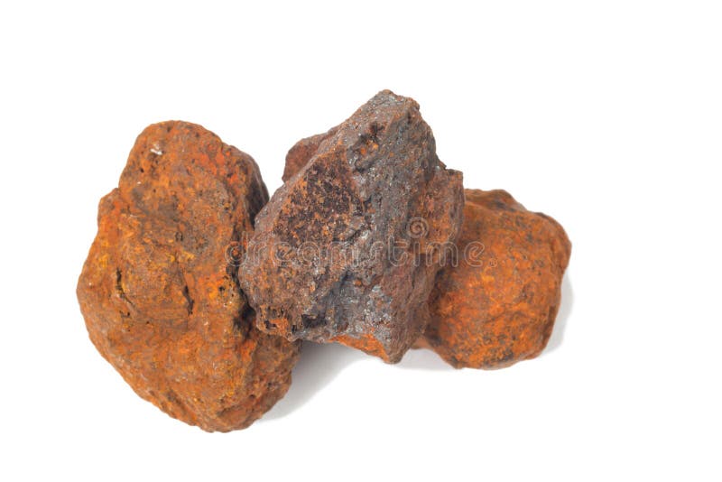 Macro tir de la roche naturelle de spécimen - spécimen d'hématite images stock Macro tir de la roche naturelle de spécimen - spécimen d'hématite images stock