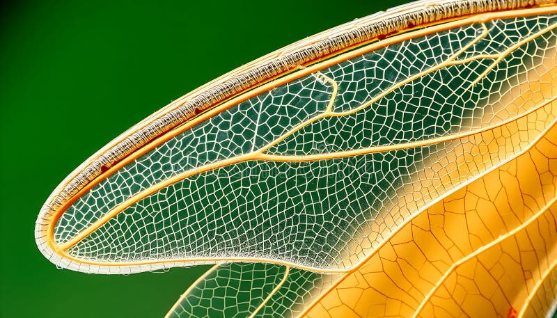 Macrocomanda cu aripi de insecte detaliază textura naturii și vizualizarea tipar delicat Stock Photo Generative AI stock illustration