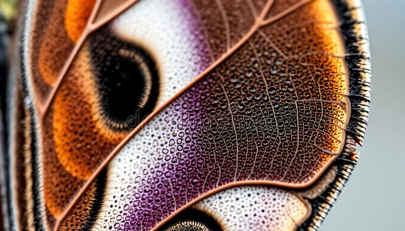 Macrocomanda de fluturi detaliază natura aripii de insecte înfrumusețate Stock Photo Generative AI stock illustration