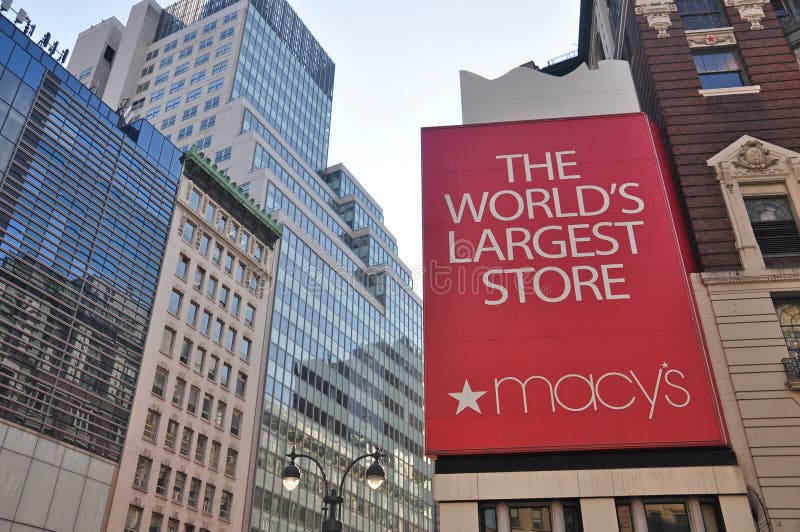 Macy S Department Store, Manhattan, NYC Editorial Image - Image of macy ...