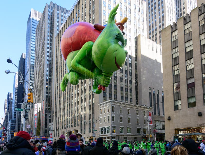 Macy`s Thanksgiving Day Parade in New York City Editorial Stock Photo
