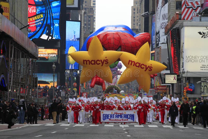 This was shot in New York City on Nov. 26. Thousands of people took part in the 83rd Macy's Thanksgiving Day parade which is featured with colossal balloons and beautiful floats. The parade is now passing through the Times Square. This was shot in New York City on Nov. 26. Thousands of people took part in the 83rd Macy's Thanksgiving Day parade which is featured with colossal balloons and beautiful floats. The parade is now passing through the Times Square.