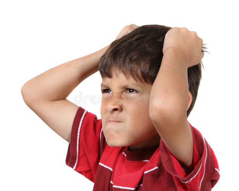 Mad or angry young boy stock image. Image of little, frown - 22391371