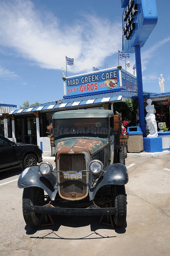  MAD GREEK CAFE  editorial stock photo Image of finance 