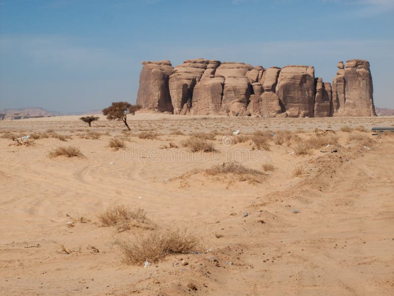 Madain Saleh, археологические раскопки с усыпальницами Nabatean в Саудовской Аравии KSA стоковые изображения rf Madain Saleh, археологические раскопки с усыпальницами Nabatean в Саудовской Аравии KSA стоковые изображения rf