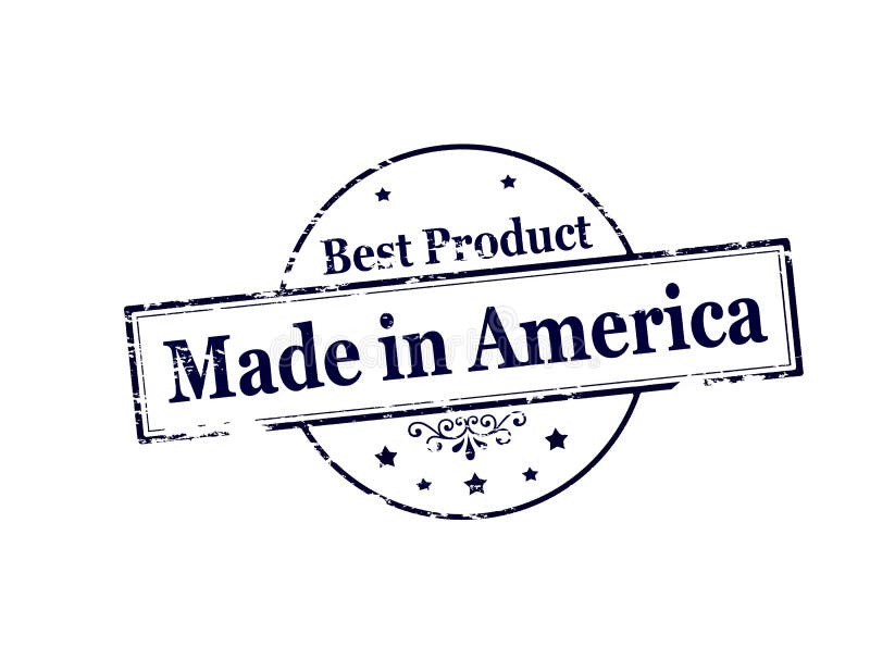 Made in America stock illustration. Illustration of inside 82272280