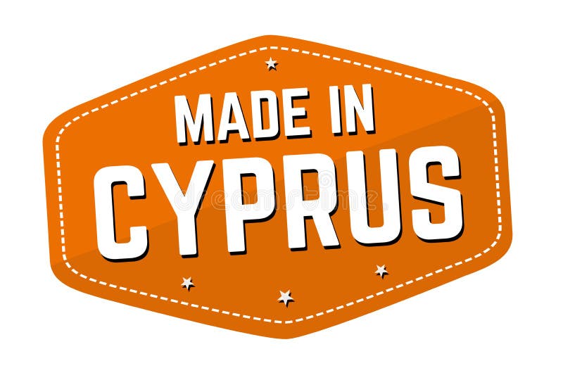 Made in Cyprus, Premium Quality Grunge Printable Sticker Stock Vector