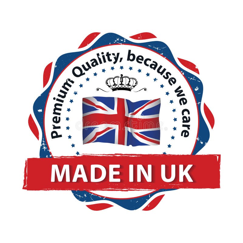 Made in Great Britain, Trusted Brand, Premium Quality Stock Photo ...