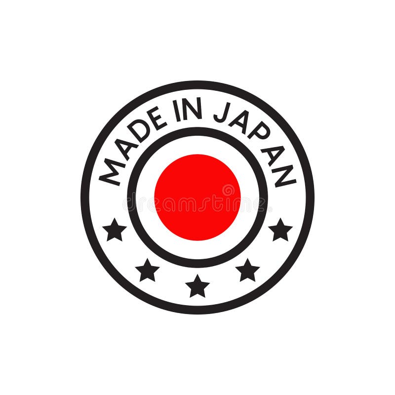 Made in japan symbol logo design template Vector Image