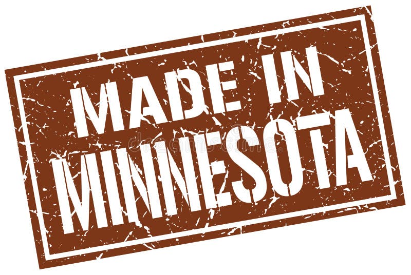 Made in Minnesota stamp stock vector. Illustration of fabricated