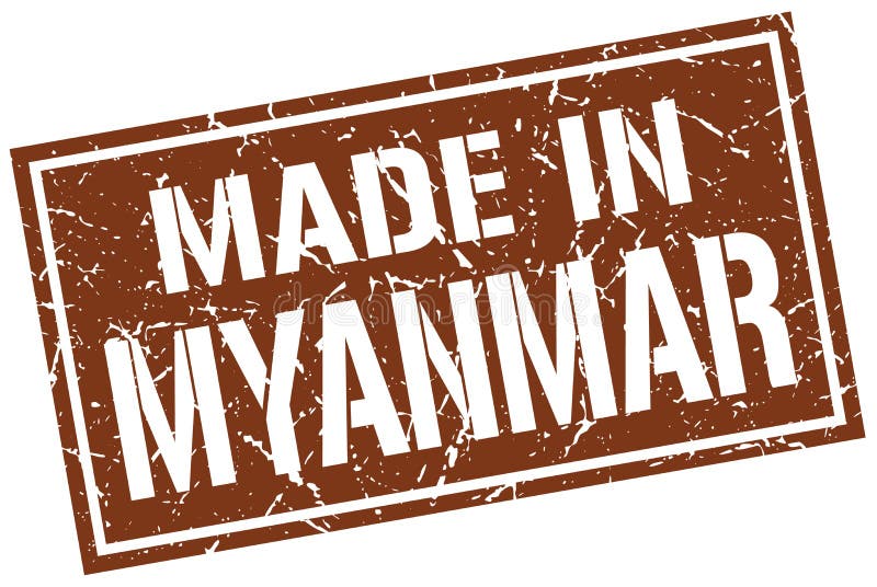 Made in myanmar