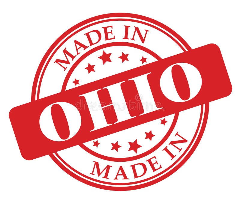 Made in Ohio stamp stock vector. Illustration of produce 121934459