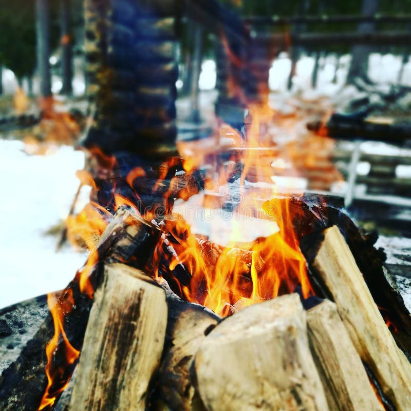 Fire wood, outdoor life in winter. Fire wood, outdoor life in winter