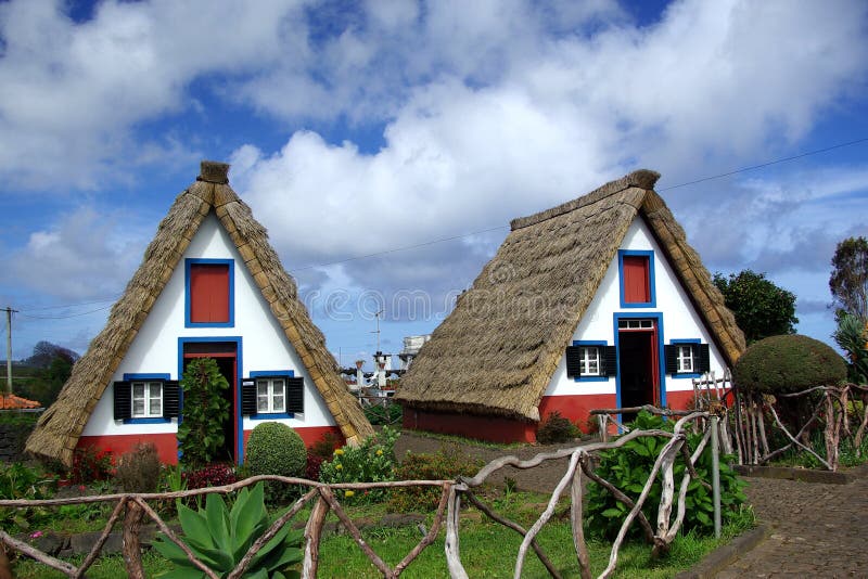 Madeira houses stock images Madeira houses stock images