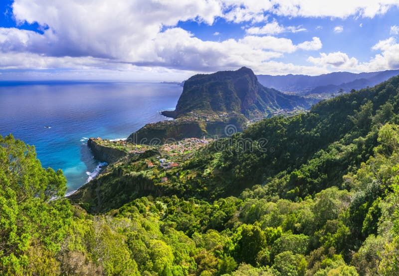 Beautiful nature scenery of Madeira island