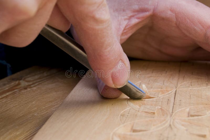 Escultura em madeira 1 fotografia de stock royalty free