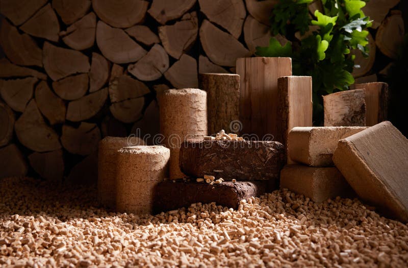 Briquetas de madera combustible pellets combustible biomasa