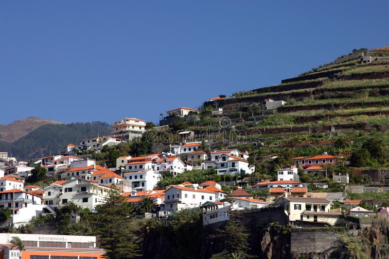 Madeira, vissersdorp stock fotografie