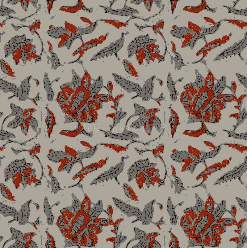 Abstract, shirting design, Ajrakh Pattern, Background digital printing textile pattern stock illustration